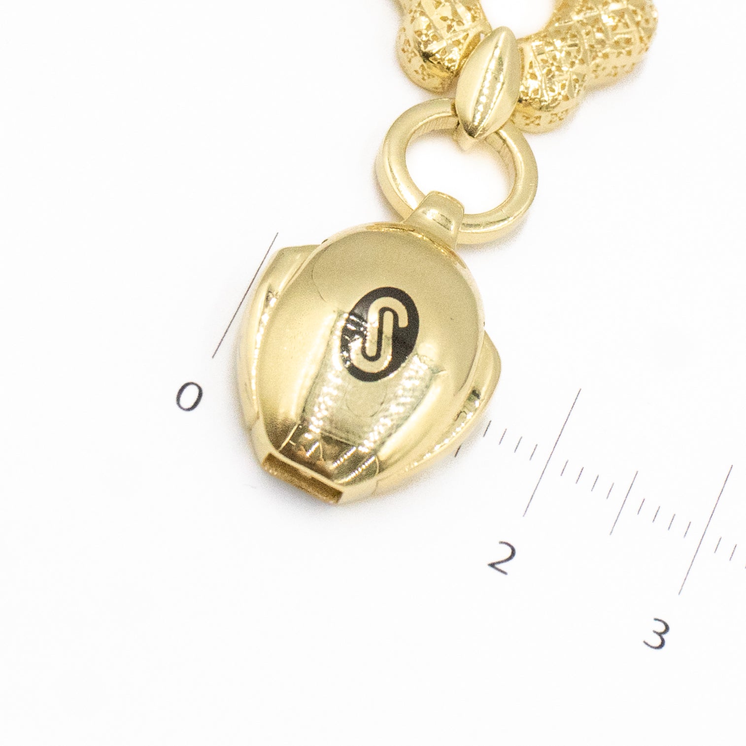 PULSERA MONACO TEJIDO FLOR DIAMANTADA HUECO ORO 14K