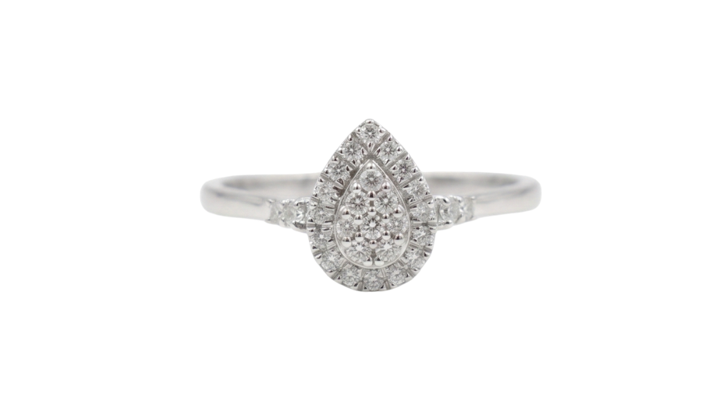 ANILLO EN ORO BLANCO 14K