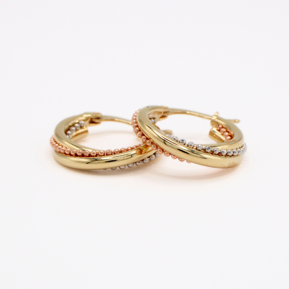 ARRACADAS ORO 14K