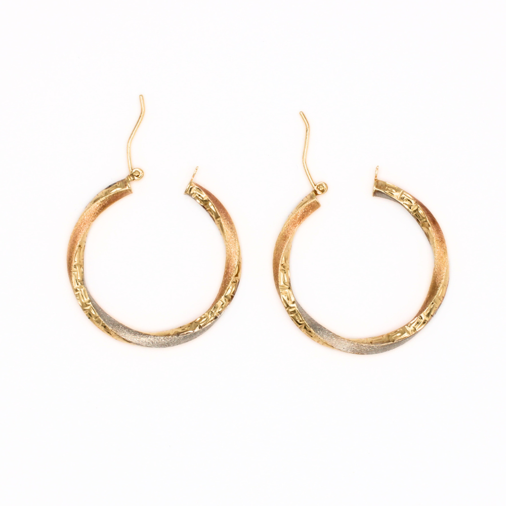 ARRACADA TRES OROS 14K