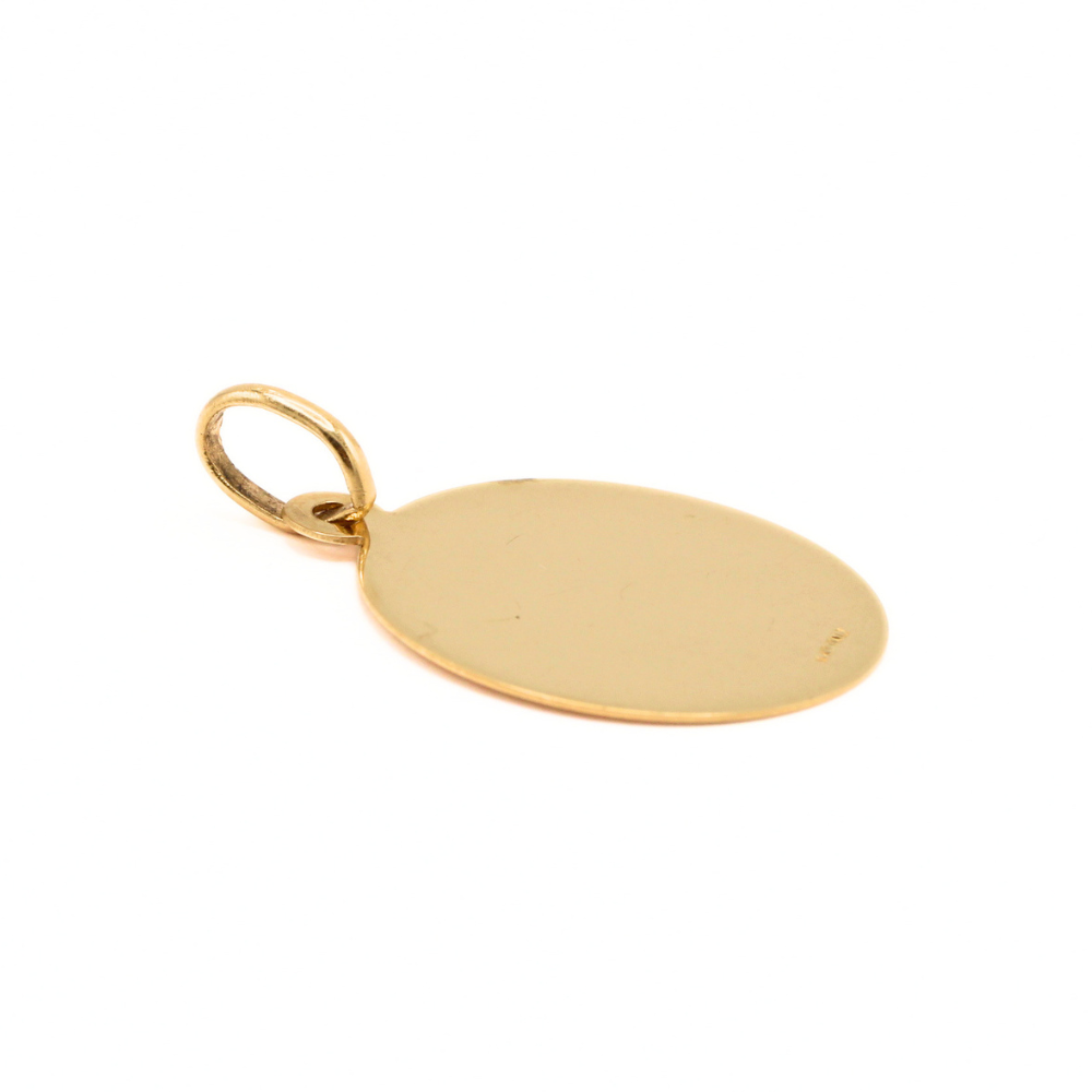 MEDALLA VIRGEN DE GUADALUPE ORO 14K