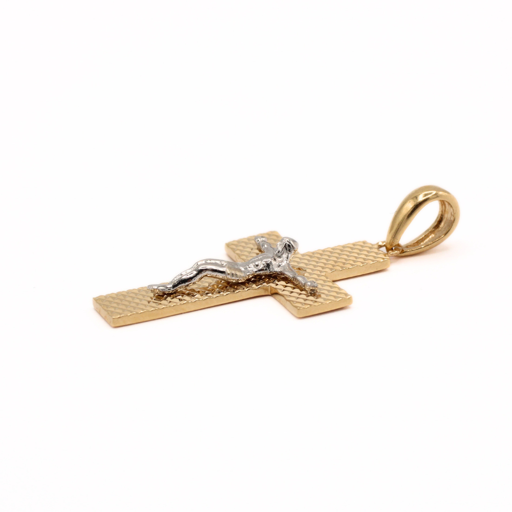 DIJE CRUZ ORO 14K