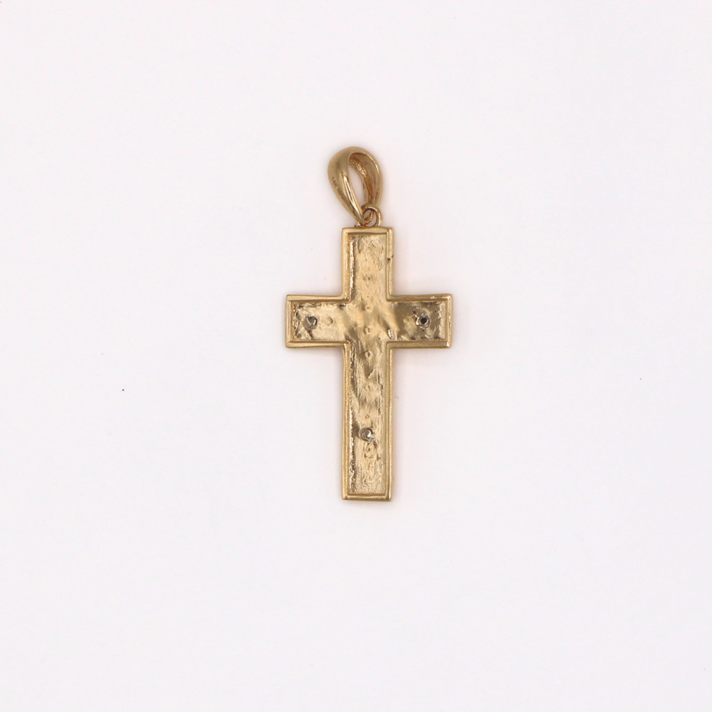 DIJE CRUZ ORO 14K
