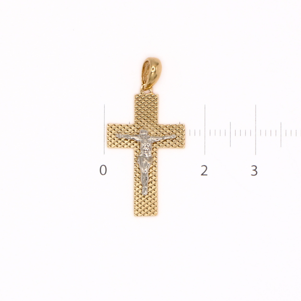 DIJE CRUZ ORO 14K