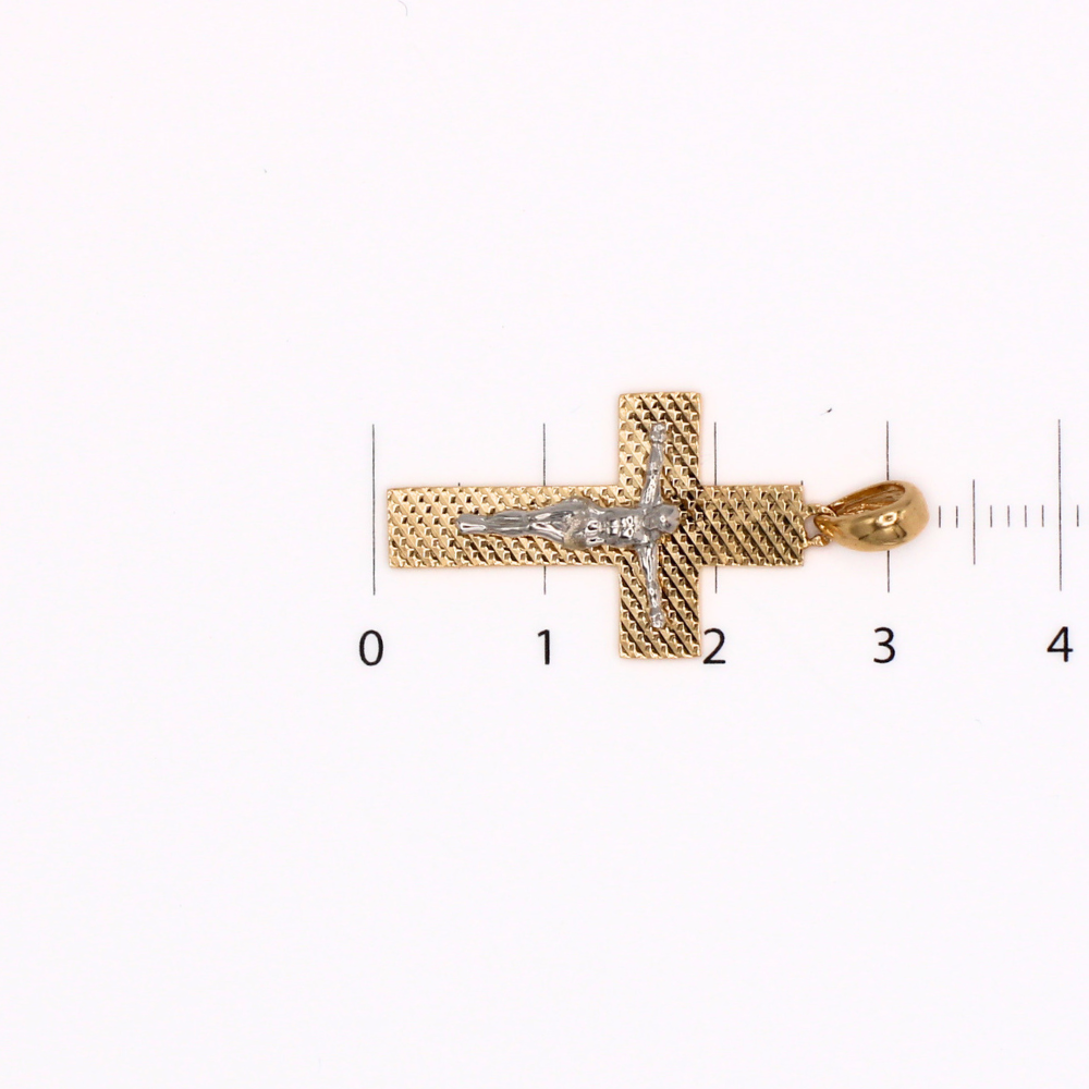 DIJE CRUZ ORO 14K