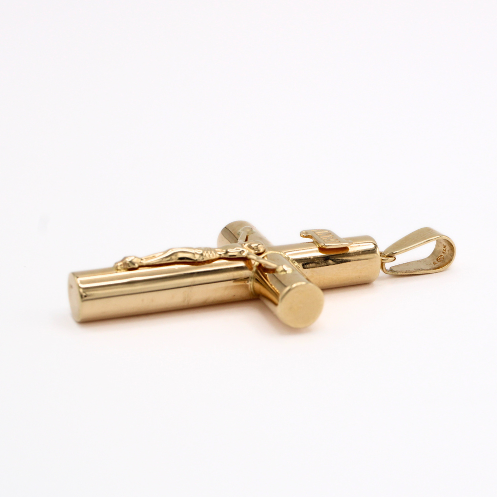 DIJE CRUZ ORO 14K