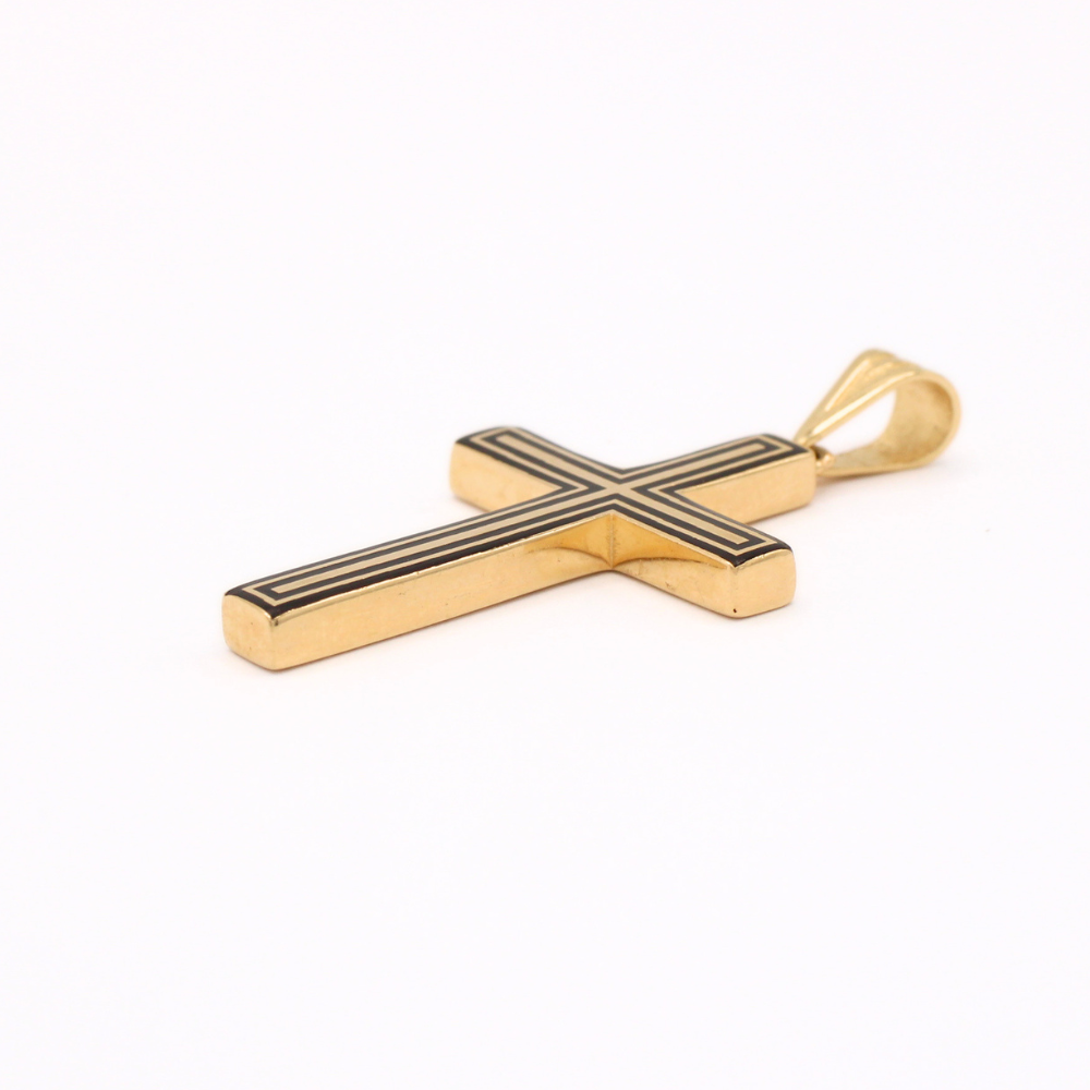 DIJE CRUZ ORO 14K