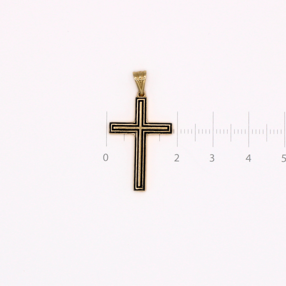 DIJE CRUZ ORO 14K