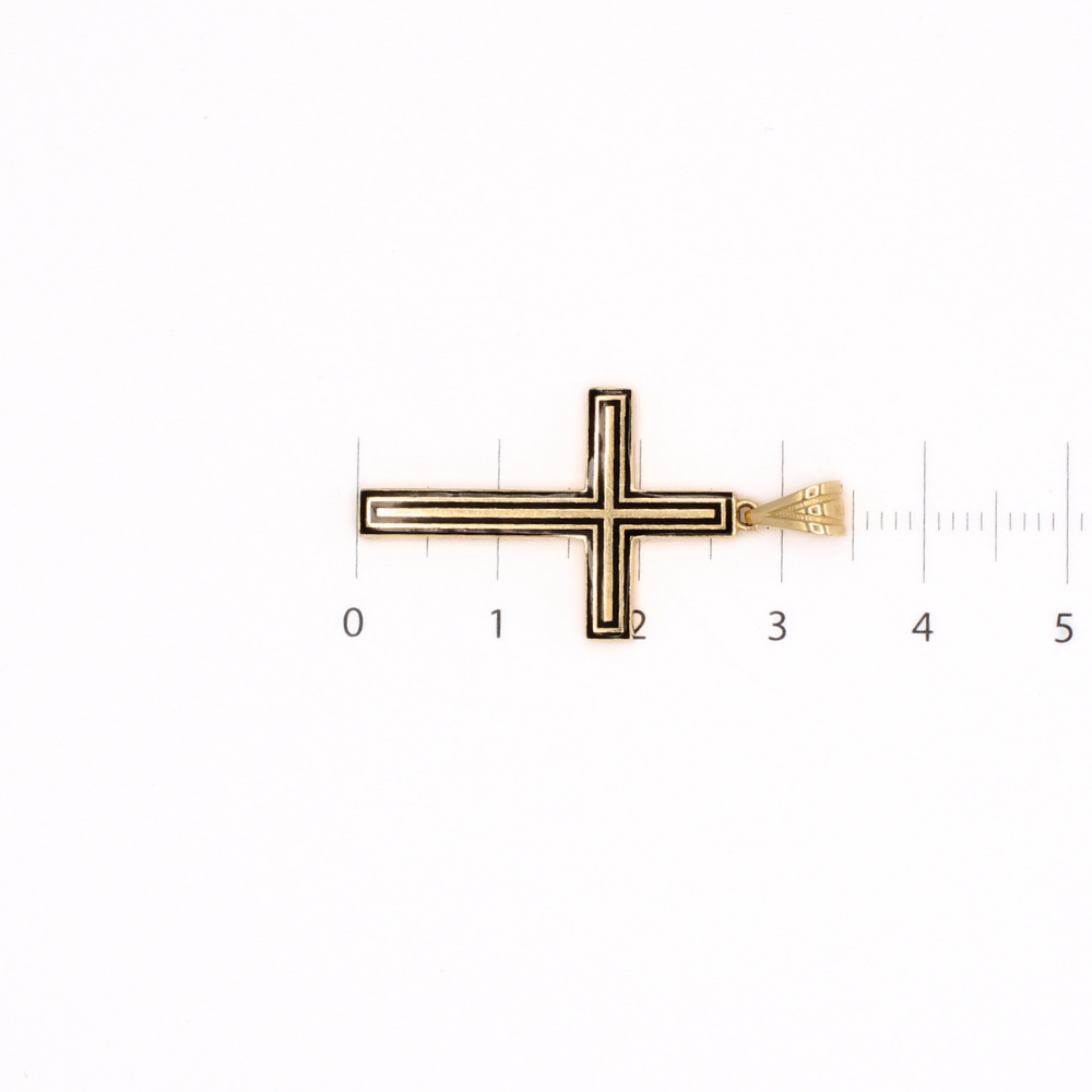 DIJE CRUZ ORO 14K