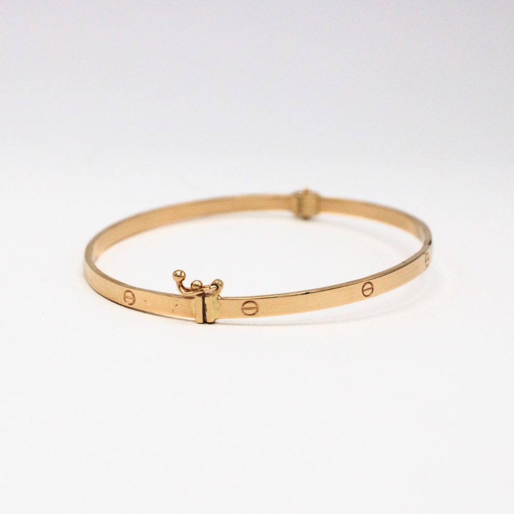 ARO DE DISEÑADOR ORO 14K
