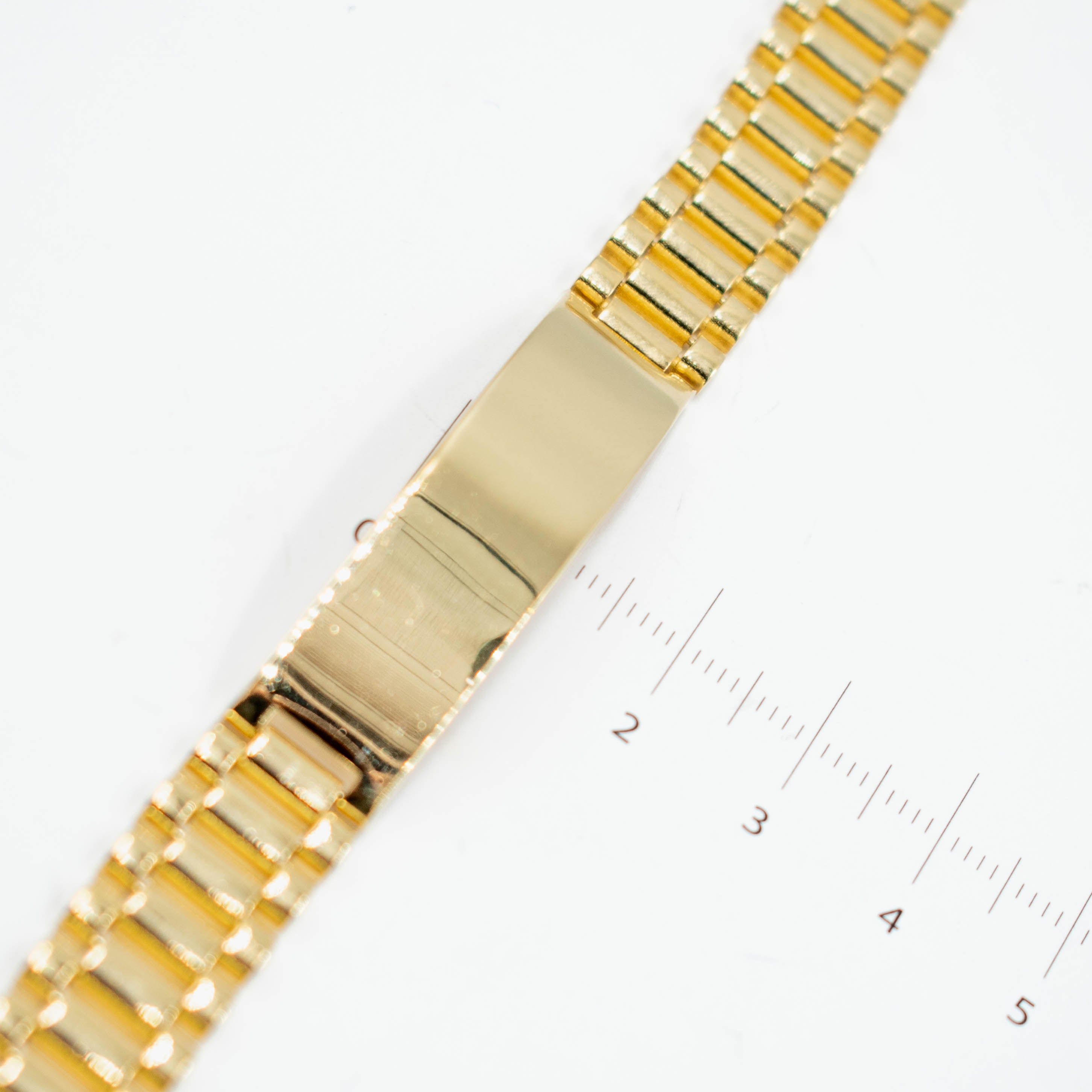 ESCLAVA MARCA DE DISEÑADOR ORO 14K
