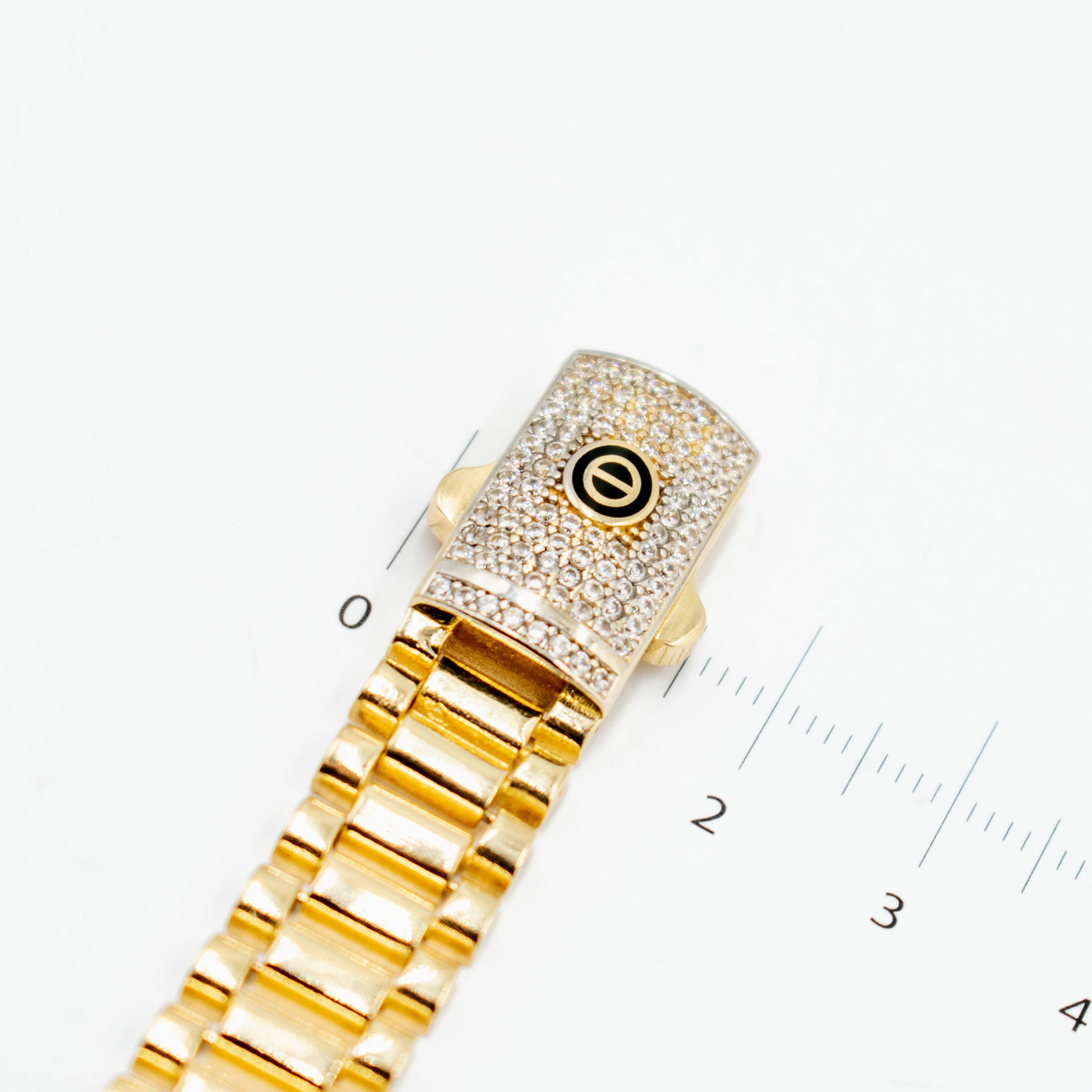 ESCLAVA MARCA DE DISEÑADOR ORO 14K