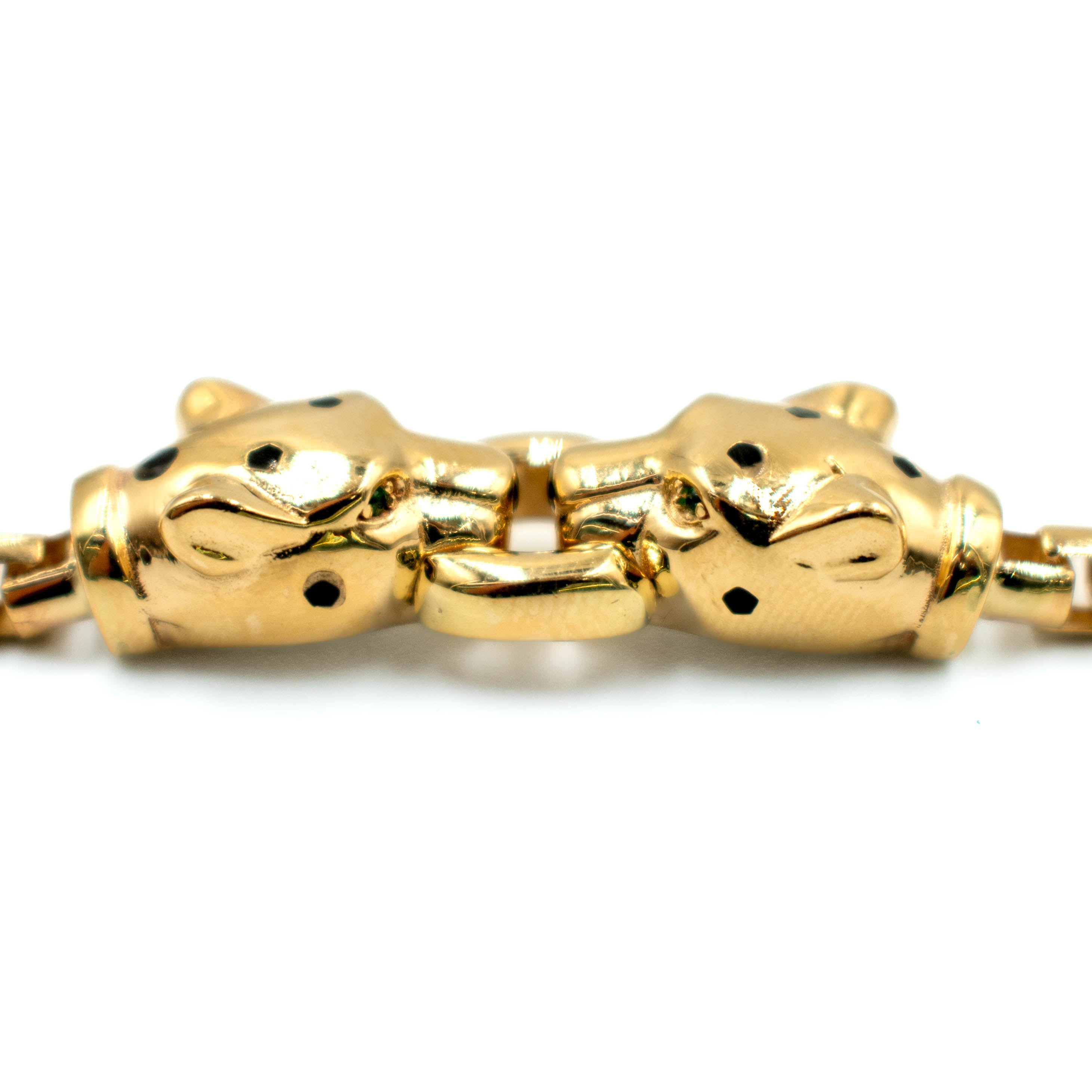 PULSO DE JAGUAR MARCA DE DISEÑADOR ORO 14K