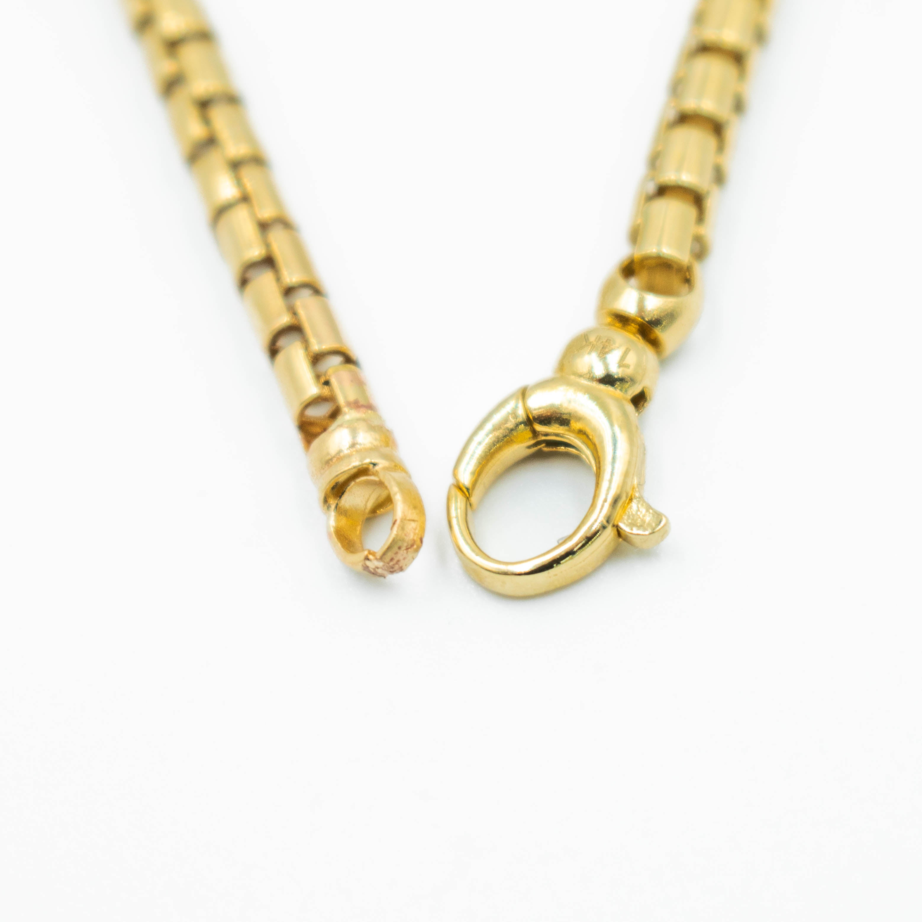PULSO DE JAGUAR MARCA DE DISEÑADOR ORO 14K