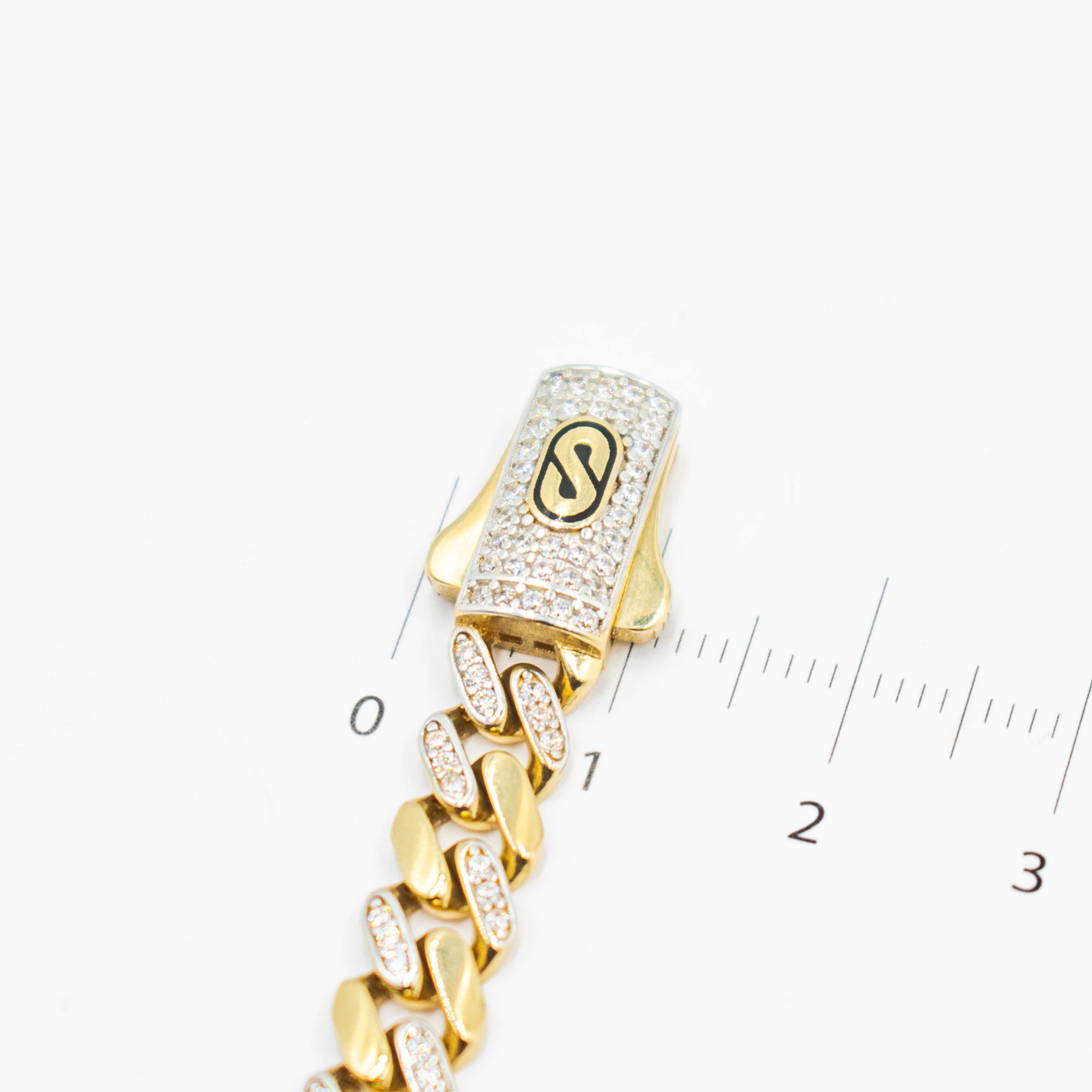 PULSO CON PIEDRA ZIRCONIA ORO 14K