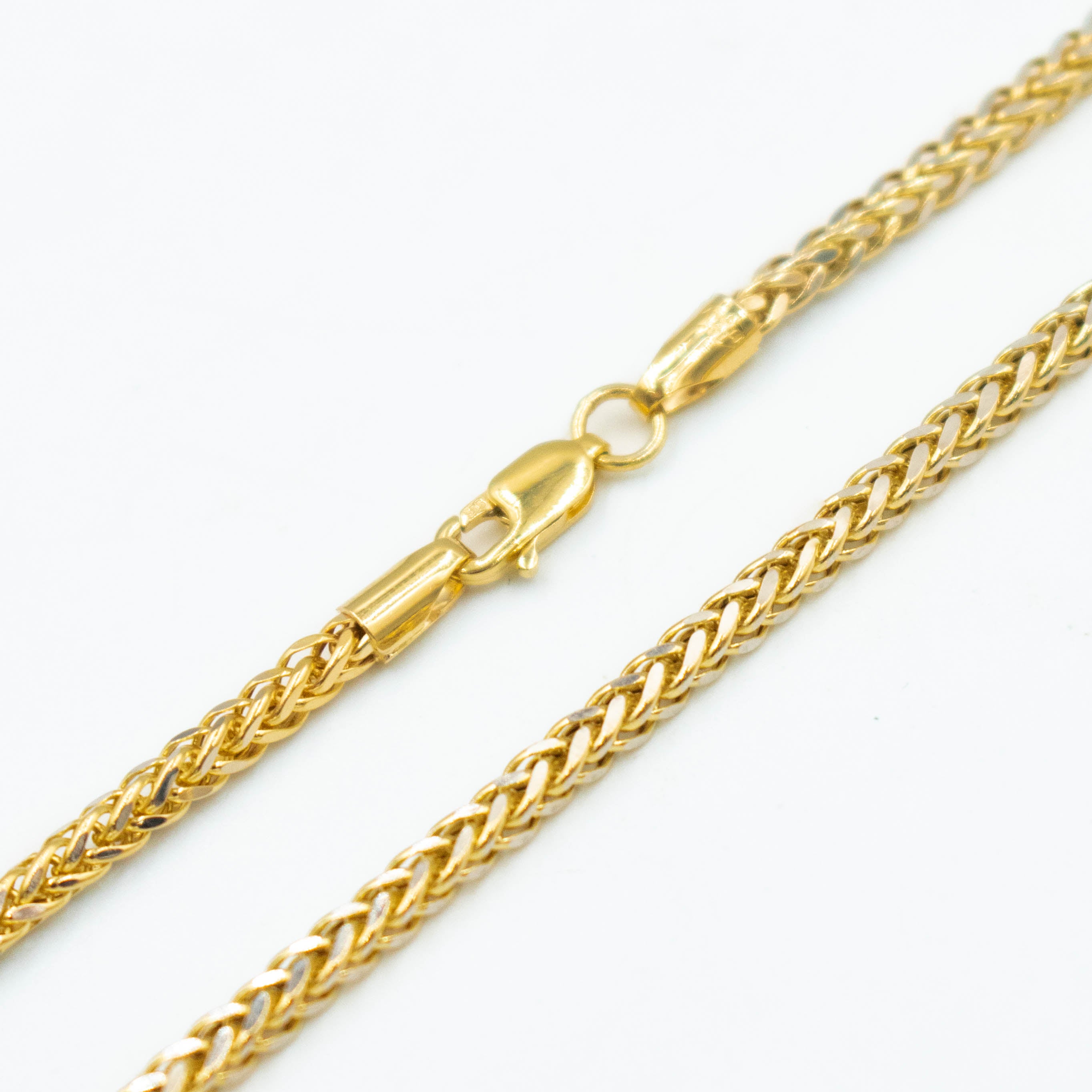 CADENA ESPIGA ORO 14K