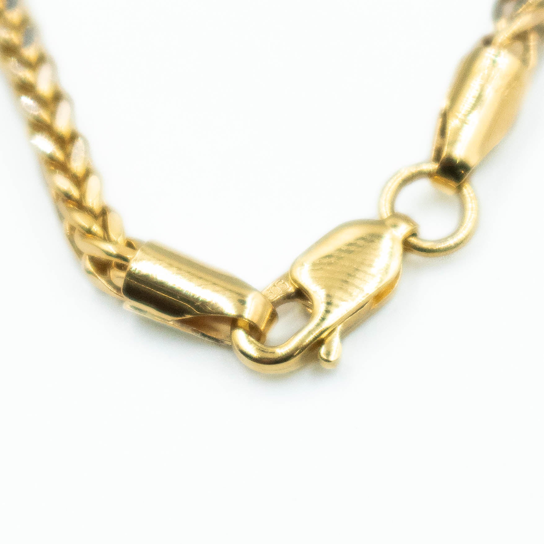 CADENA ESPIGA ORO 14K