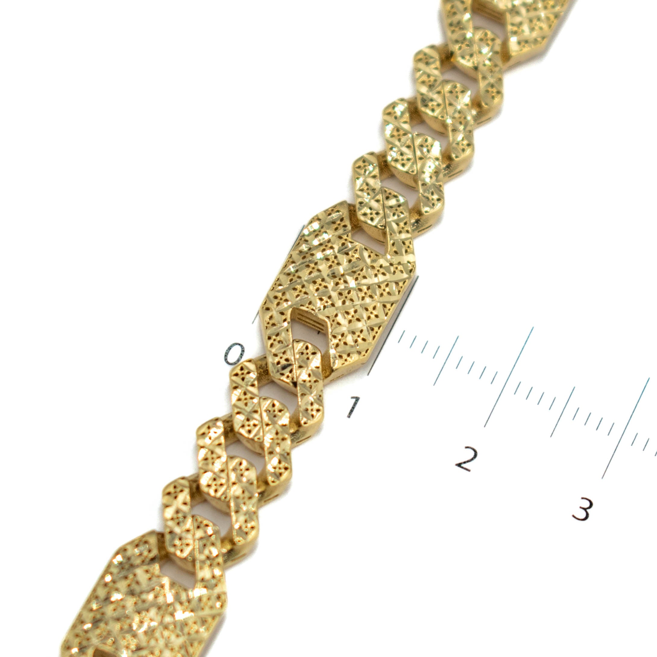 PULSERA ESTILO SHADE HUECA ORO 14K