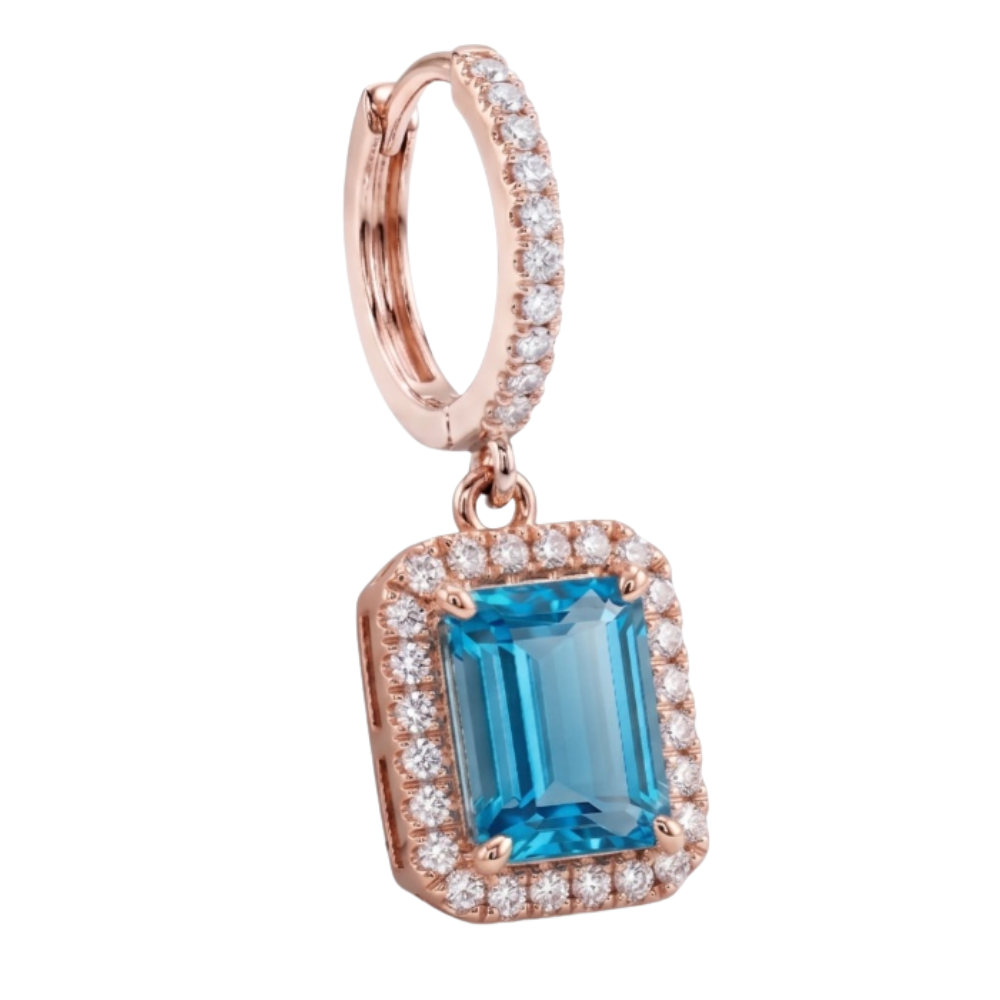 HUGGIES TOPACIO Y DIAMANTES 18K