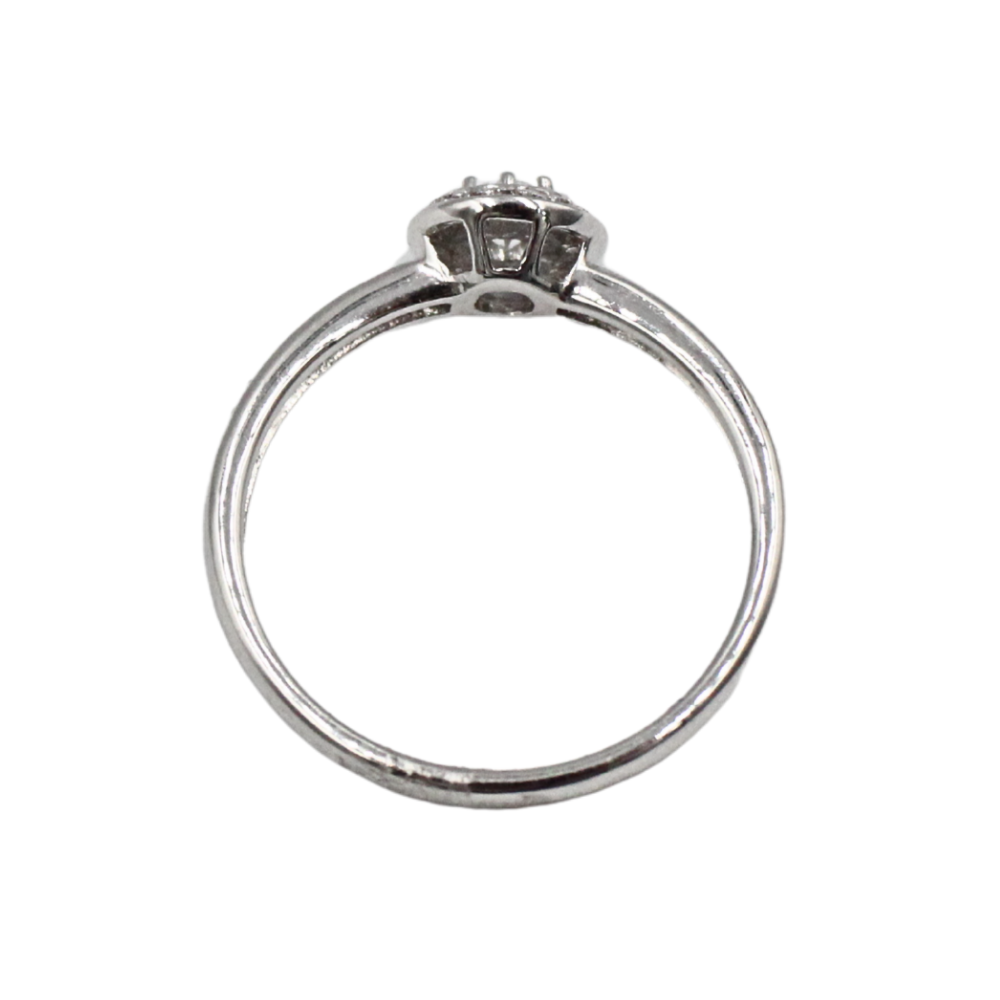 ANILLO EN ORO BLANCO 14K