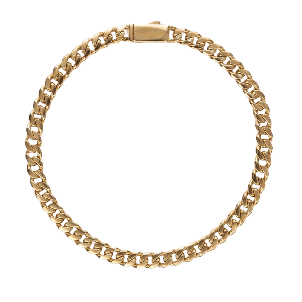 PULSERA CUBANA ORO 18K