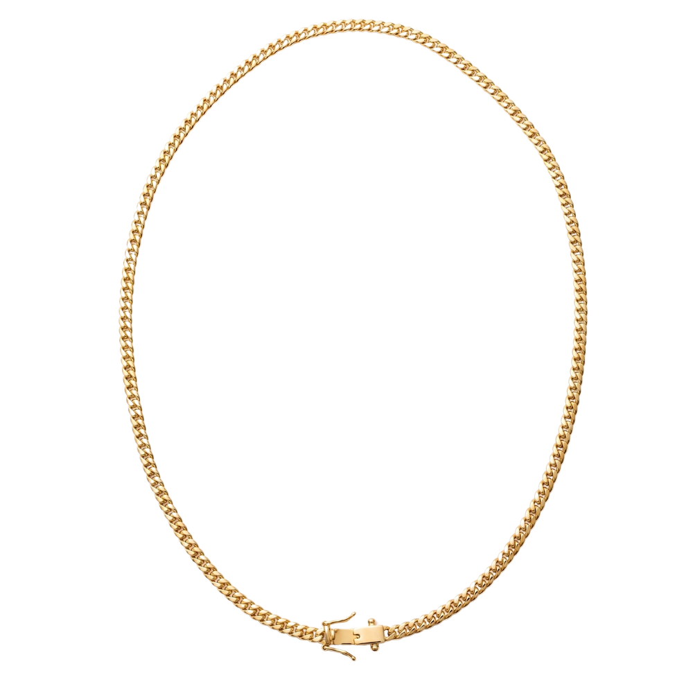 CADENA CUBANA ORO 18K