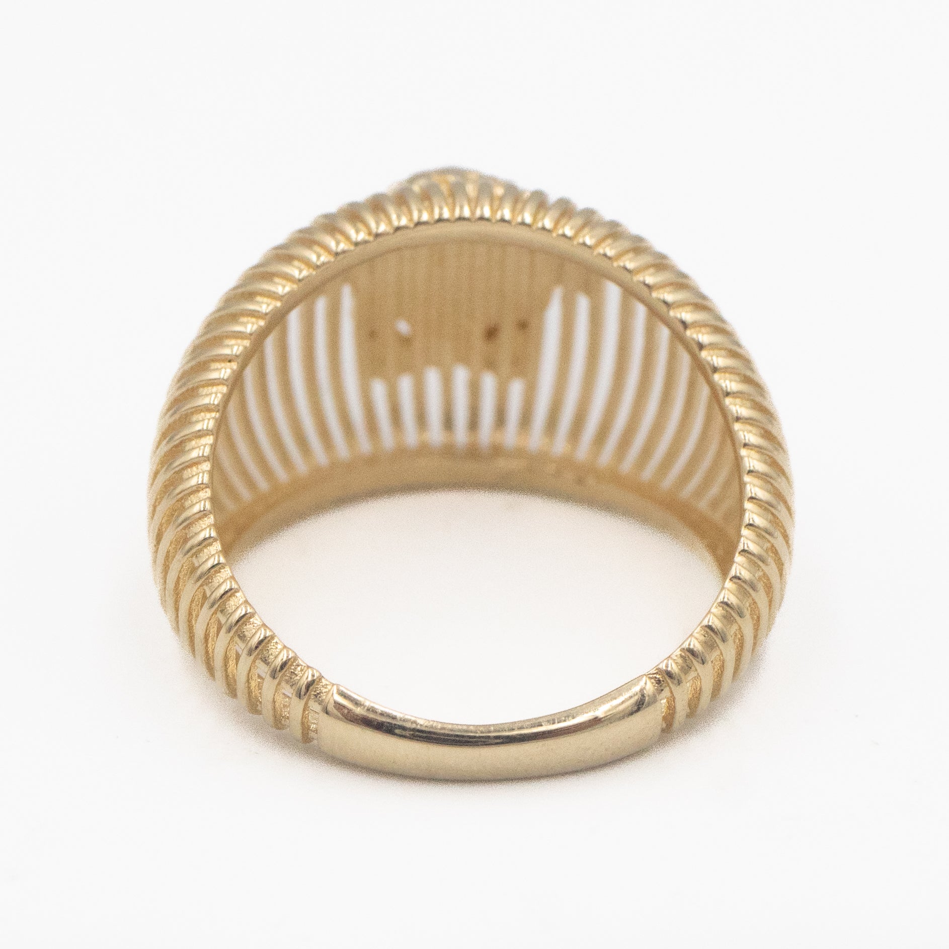 ANILLO DE MARCA DE DISEÑADOR ORO 14K