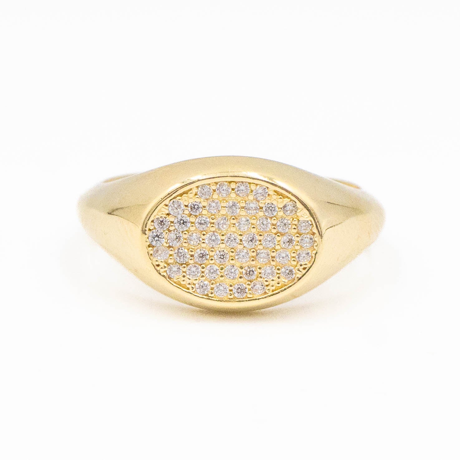 ANILLO CON PIEDRA ZIRCONIA ORO 14K