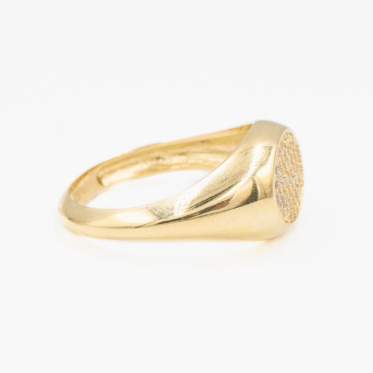 ANILLO CON PIEDRA ZIRCONIA ORO 14K