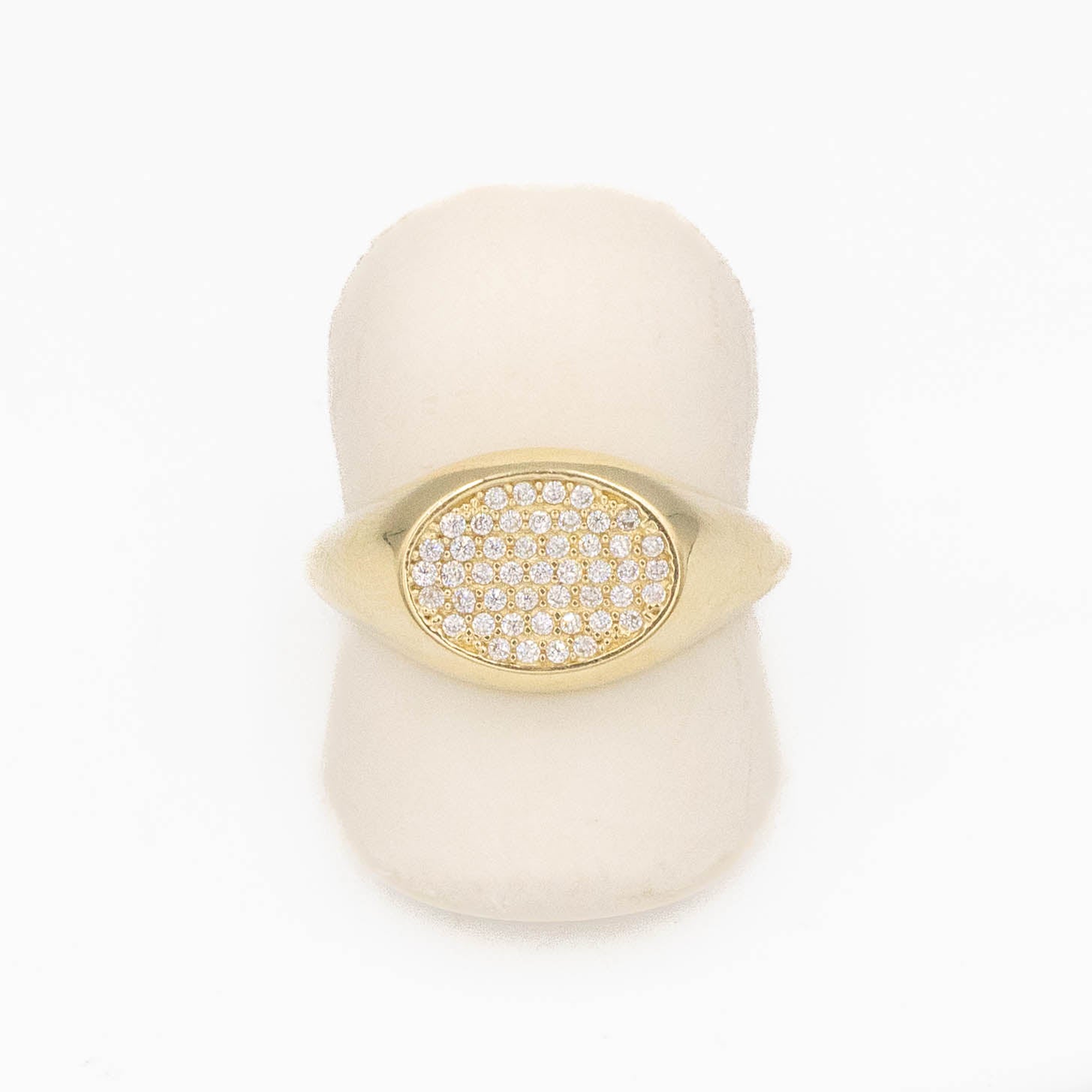 ANILLO CON PIEDRA ZIRCONIA ORO 14K