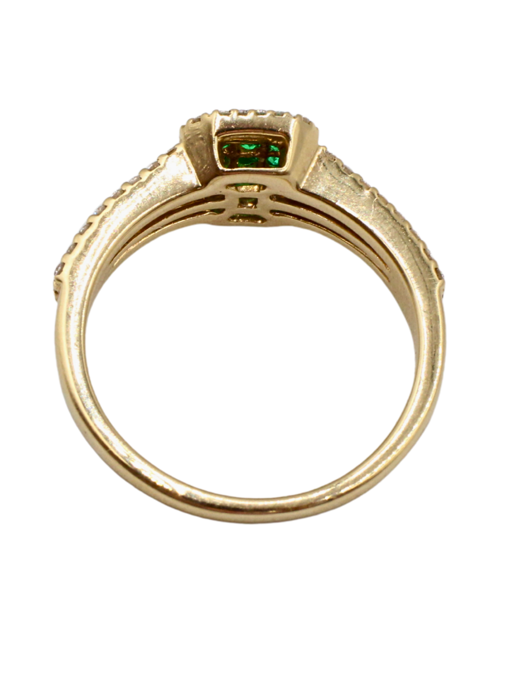 ANILLO ESMERALDA EN 14K