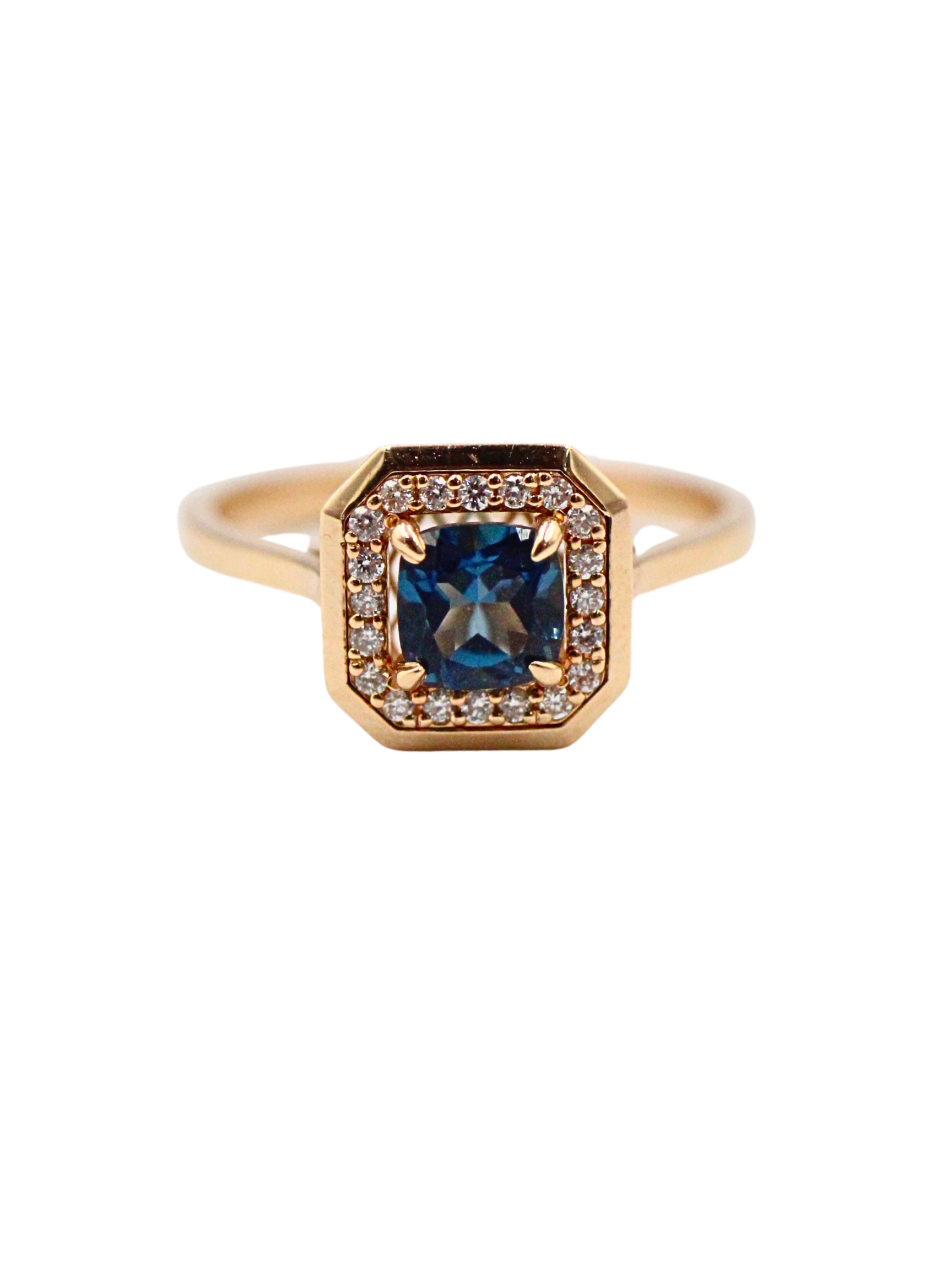 ANILLO ORO ROSA 14K