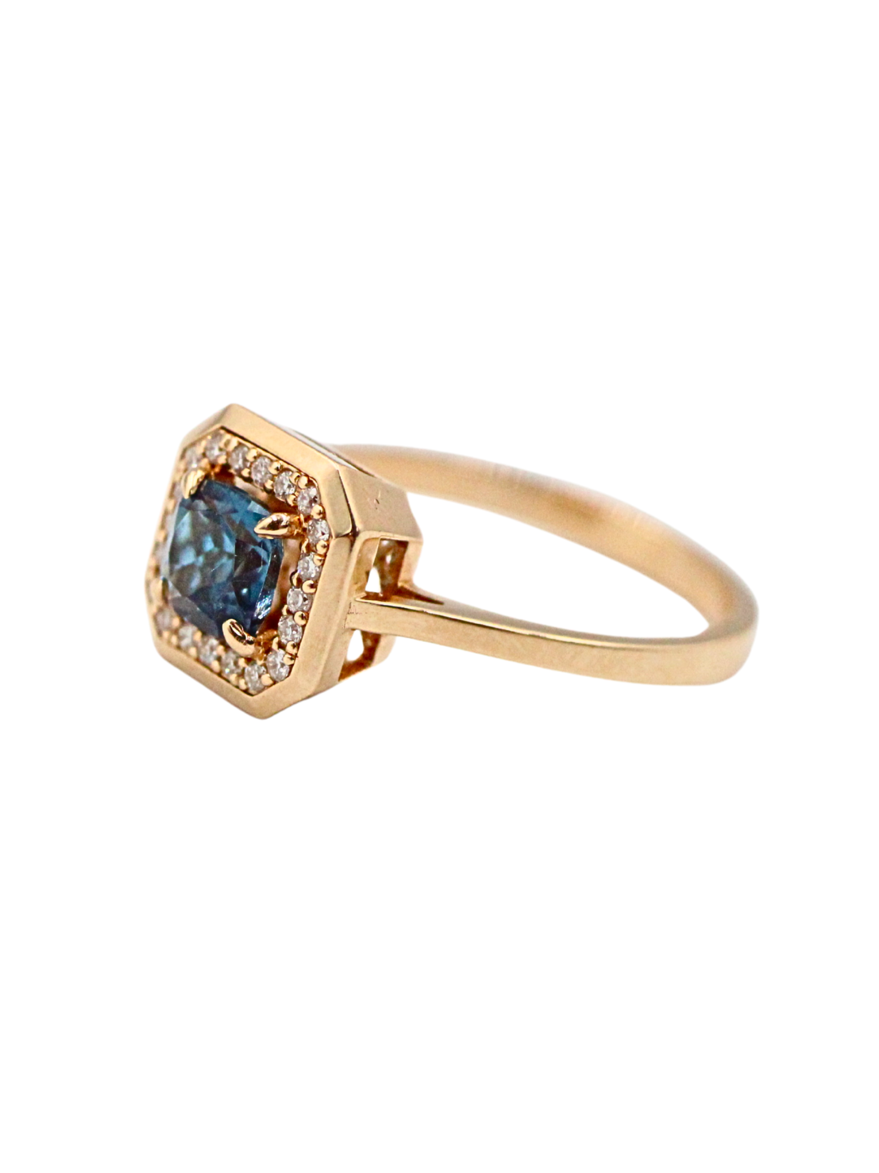 ANILLO ORO ROSA 14K