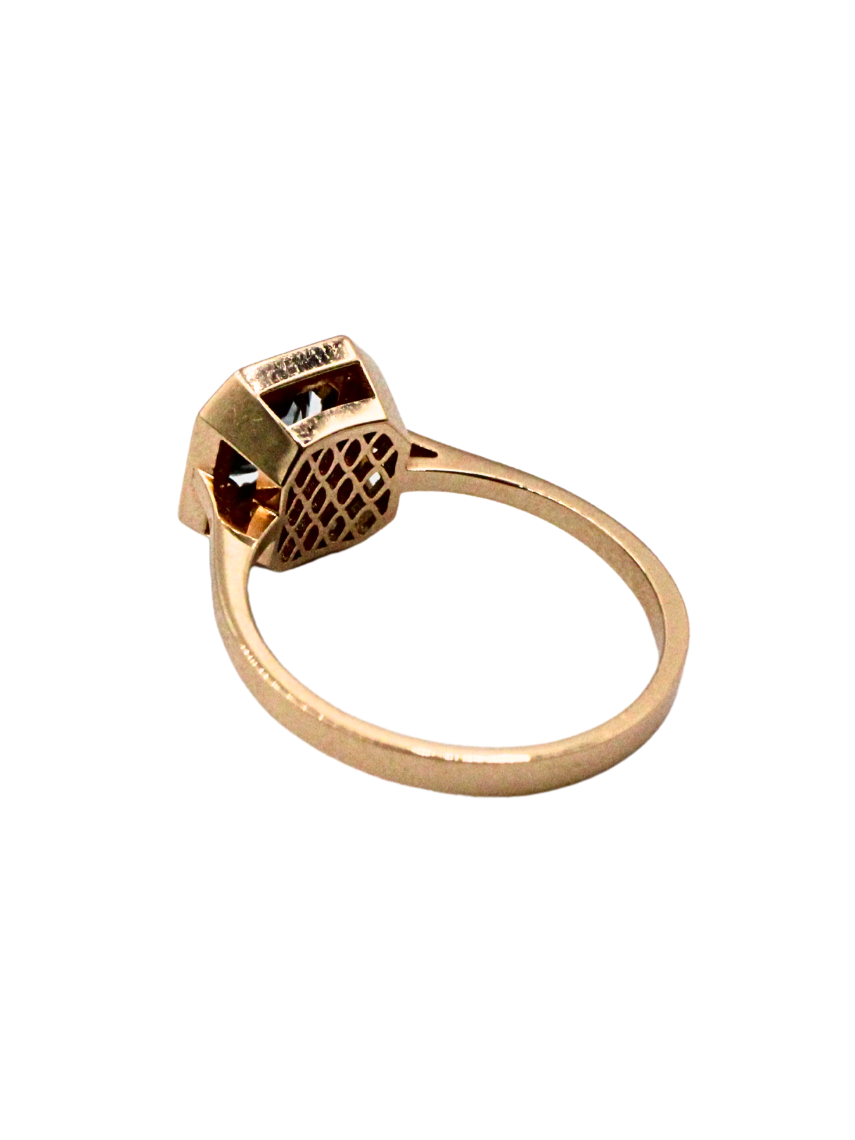 ANILLO ORO ROSA 14K