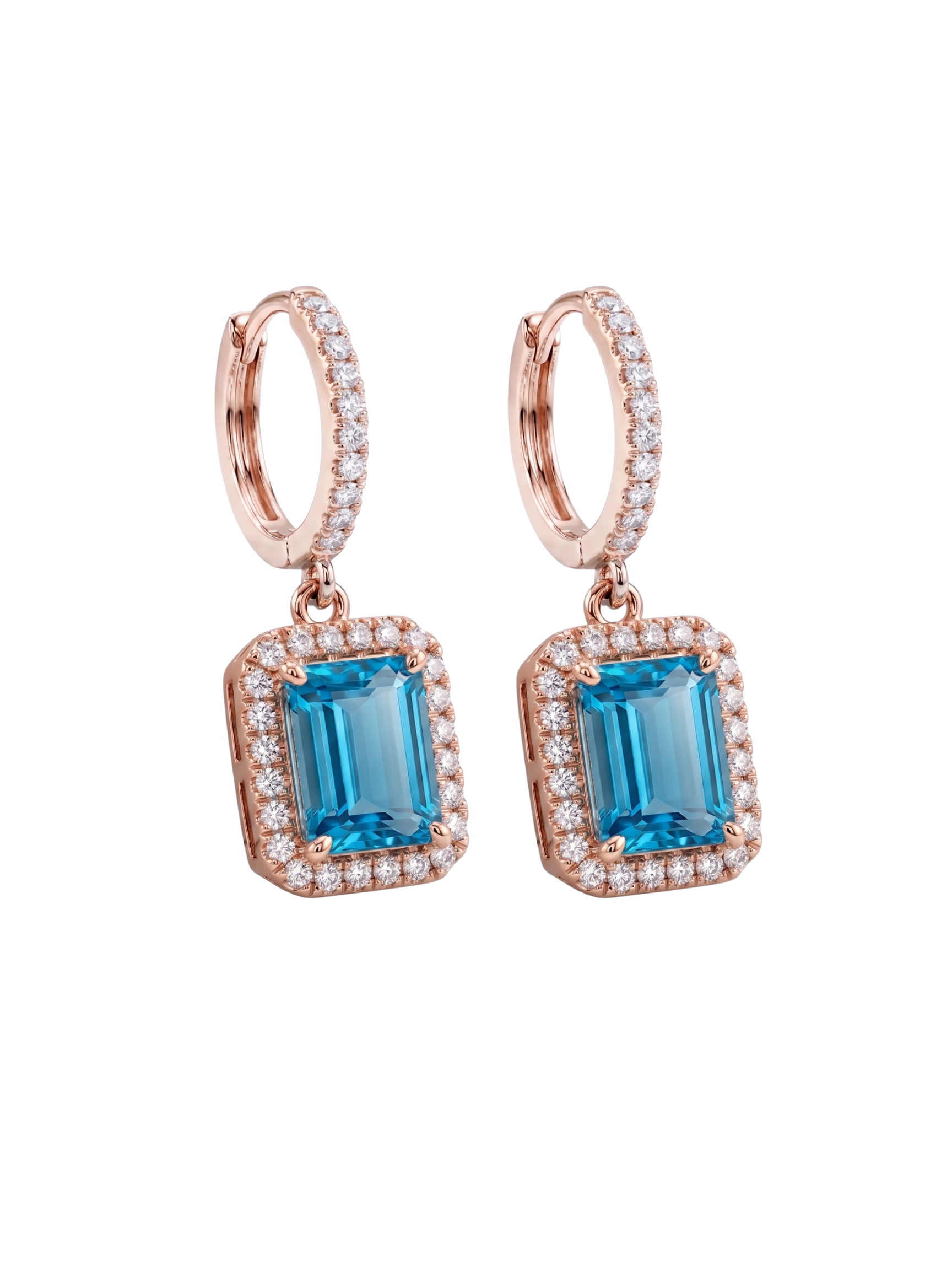 HUGGIES TOPACIO Y DIAMANTES 18K