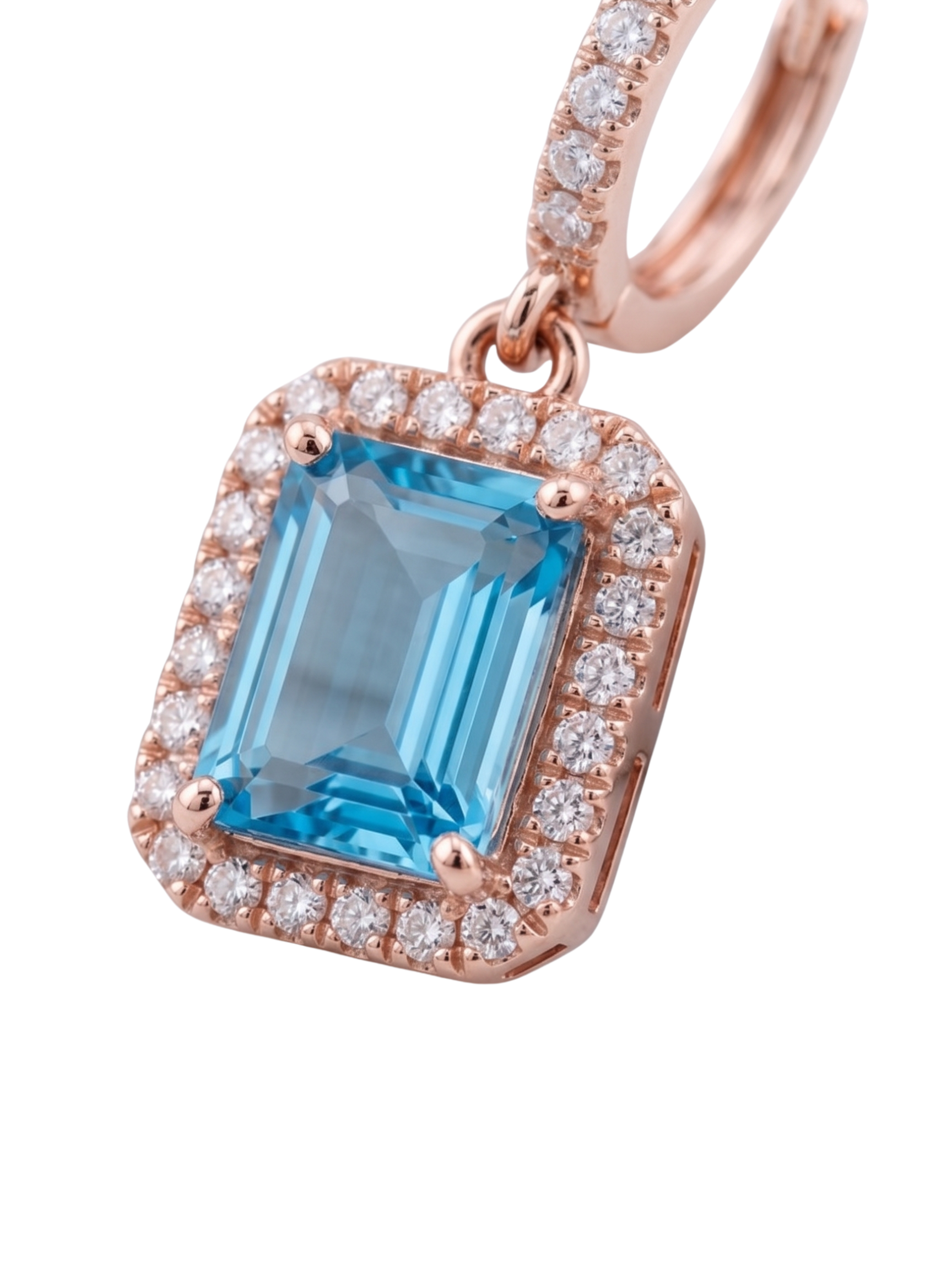 HUGGIES TOPACIO Y DIAMANTES 18K