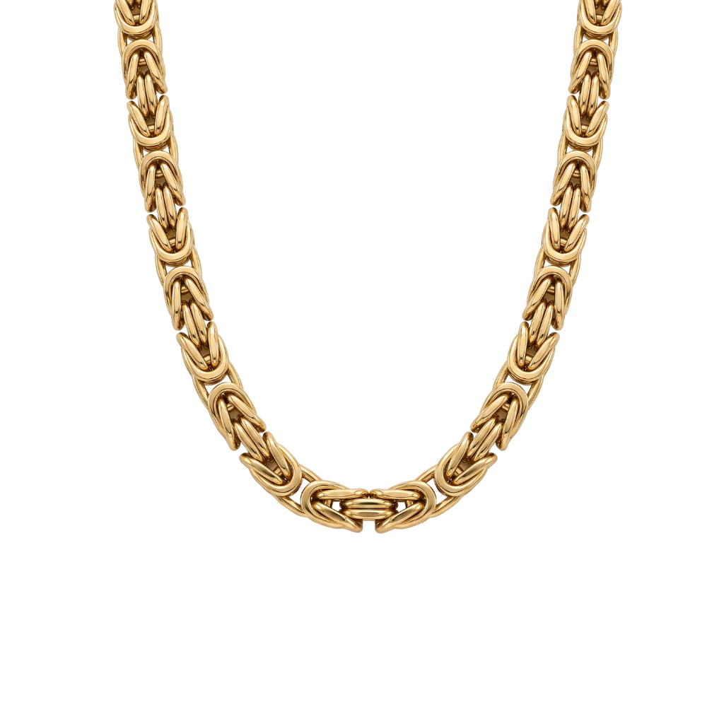 CADENA BIZANTINA ORO 14K