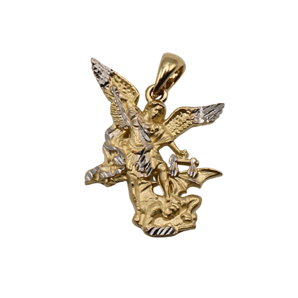 DIJE SAN MIGUEL ARCÁNGEL ORO 14K
