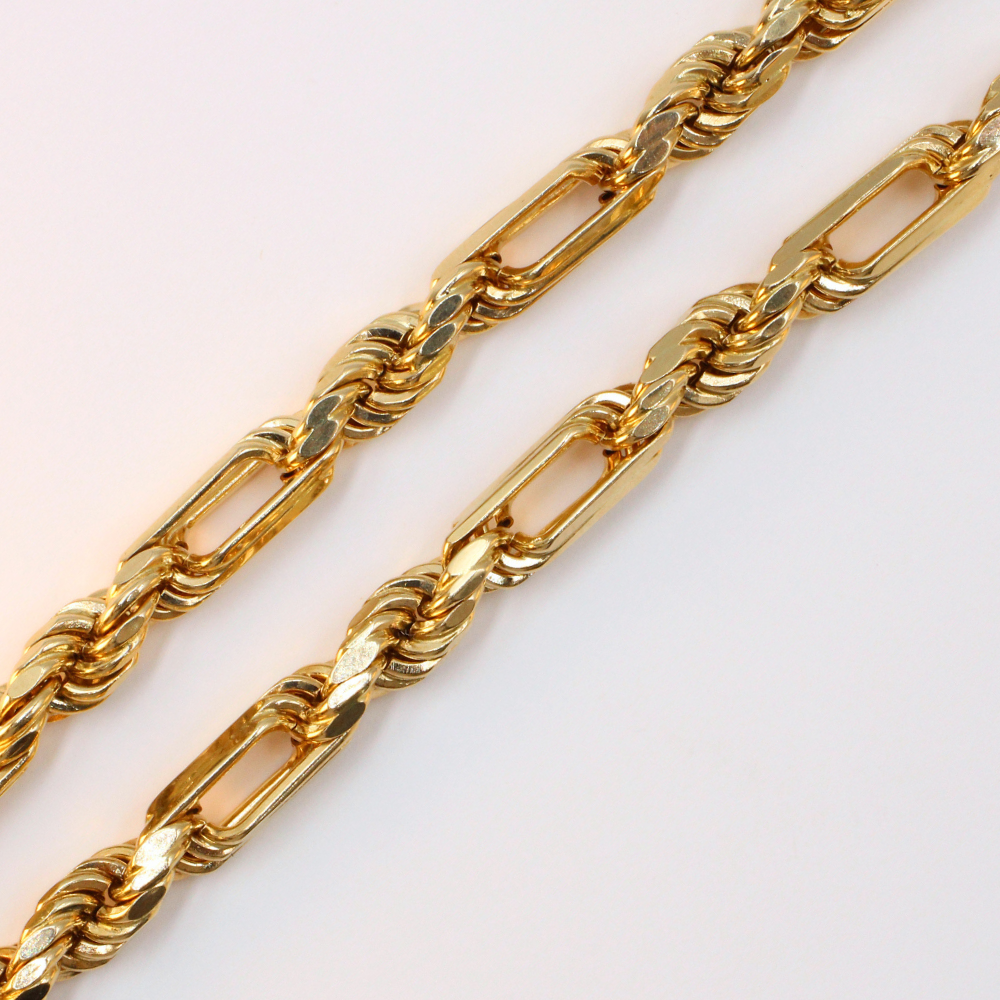 CADENA FIGARO ORO 14K