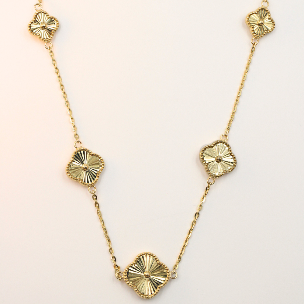 GARGANTILLA DE DISEÑADOR ORO 14K