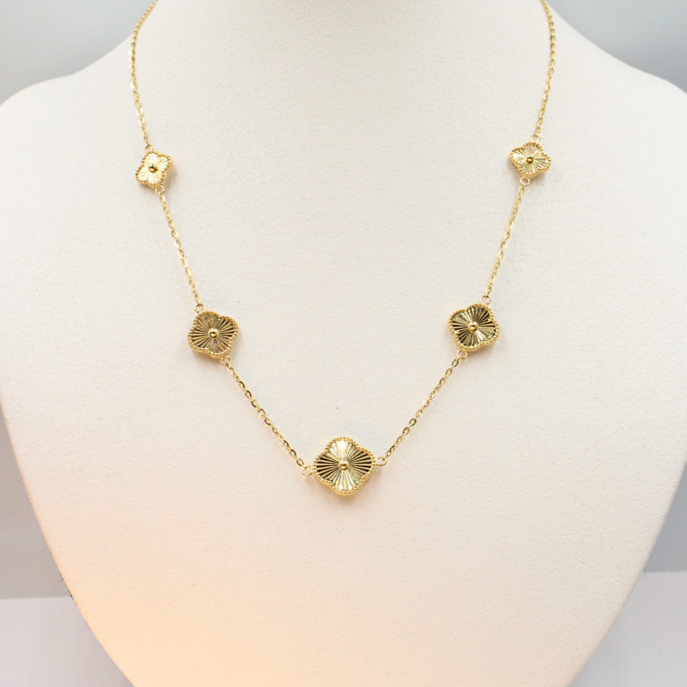 GARGANTILLA DE DISEÑADOR ORO 14K