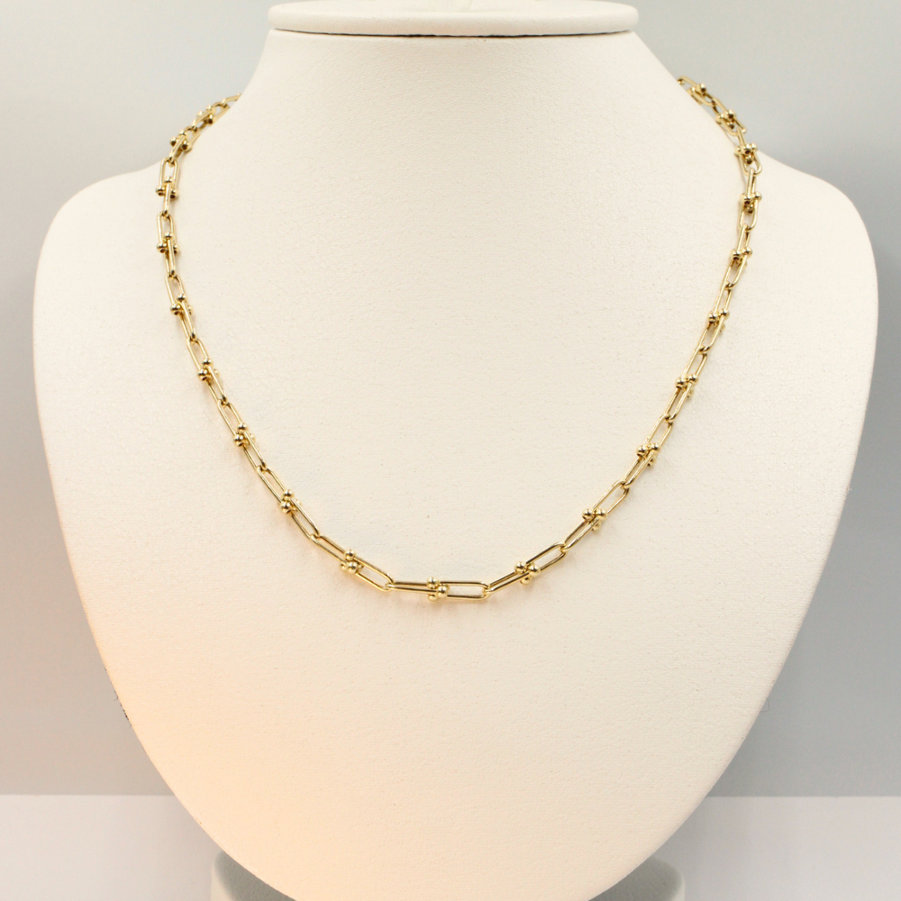 GARGANTILLA DE DISEÑADOR ORO 14K