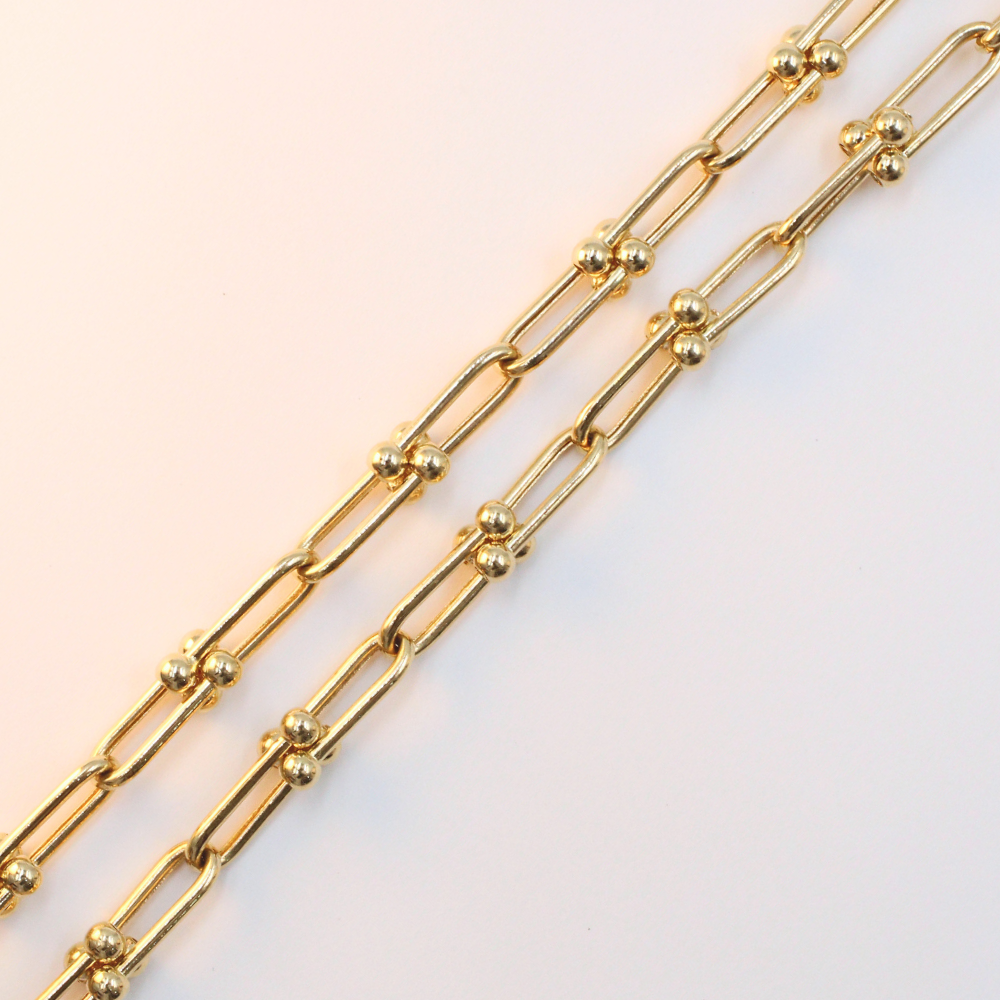 GARGANTILLA DE DISEÑADOR ORO 14K
