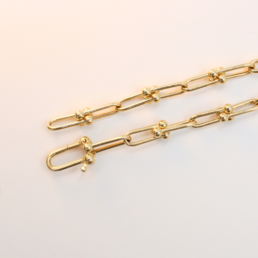 GARGANTILLA DE DISEÑADOR ORO 14K