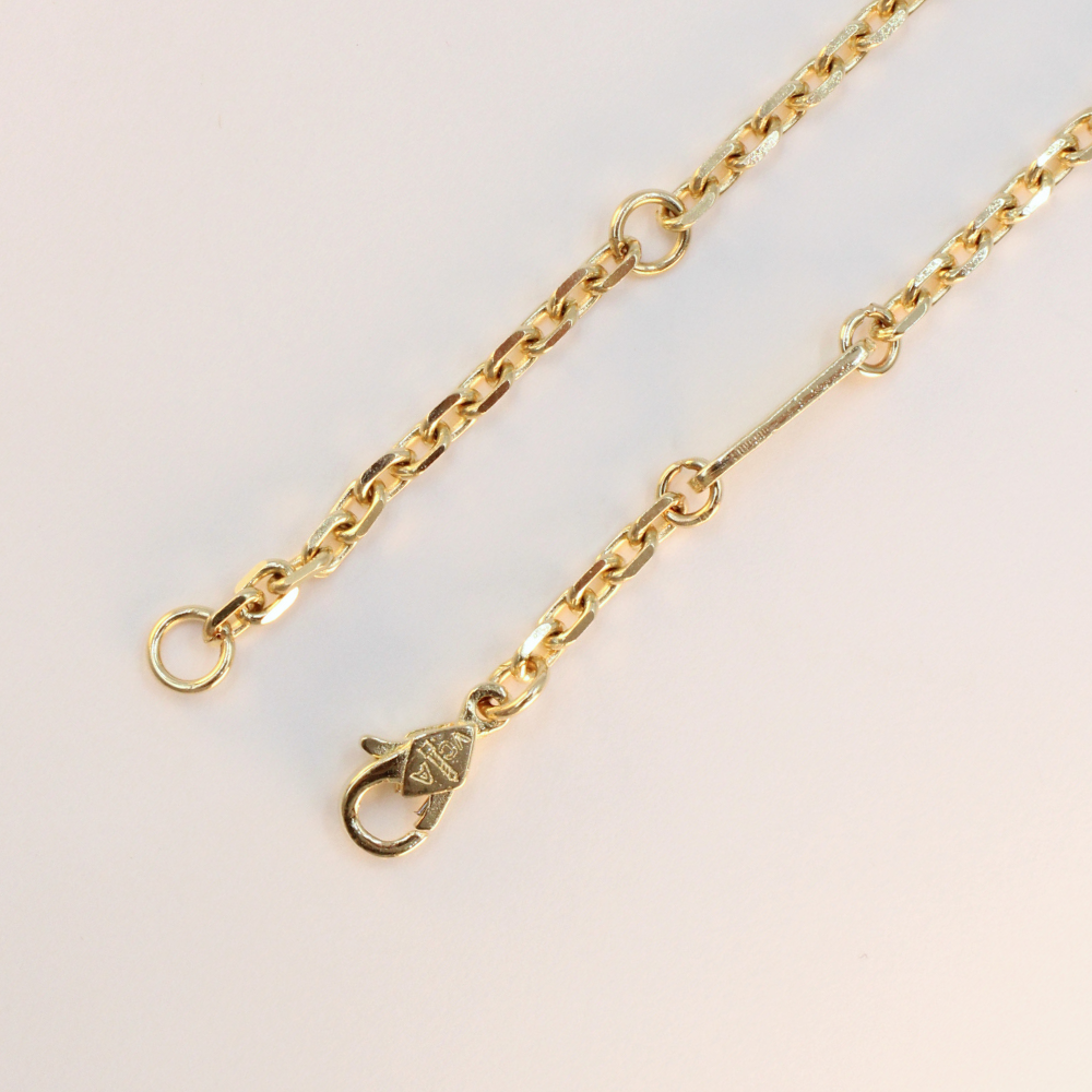 PULSERA TRÉBOL ORO 14K