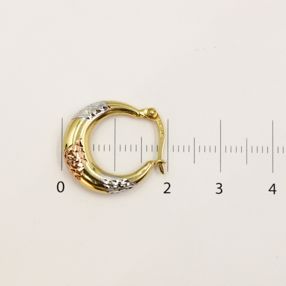 ARRACADAS ORO 14K