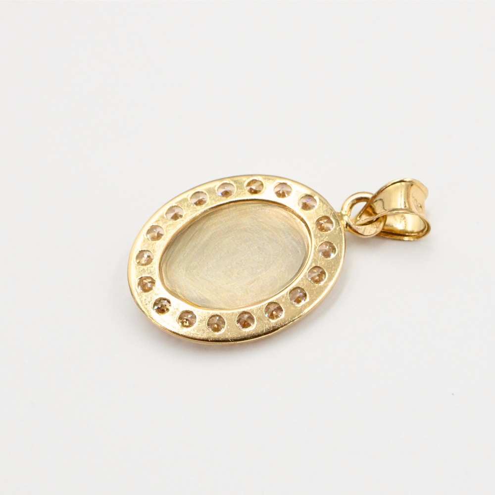 MEDALLA CRISTO ORO 14K
