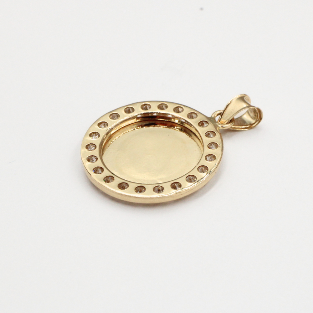 MEDALLA CRISTO ORO 14K