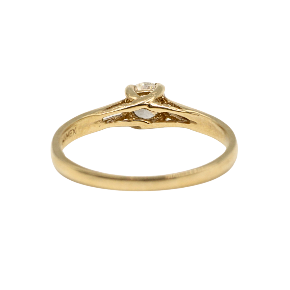 ANILLO DIAMANTE ORO 14K