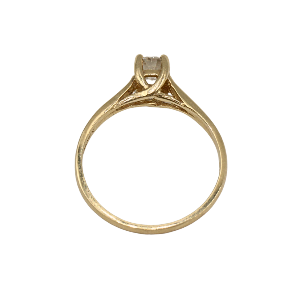 ANILLO DIAMANTE ORO 14K